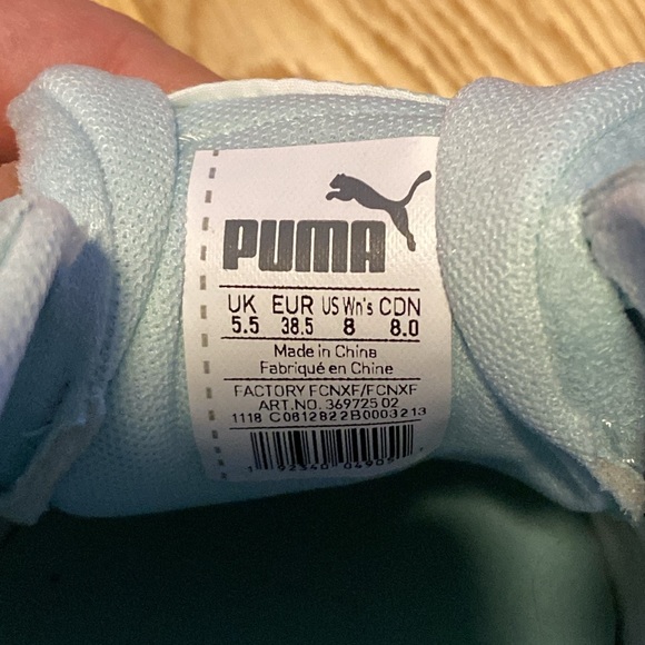 [Brand New] Women’s PUMA Soft Form+ optimal comfort sneakers in mint green - Picture 9 of 12